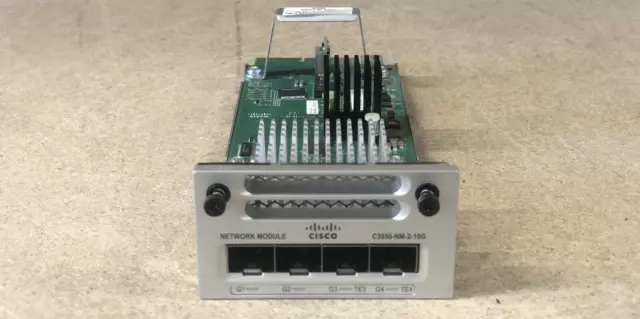 Cisco Catalyst C3850-NM-2-10G 4x 1GB Ethernet 2 x 10GbE Ethernet Network Module