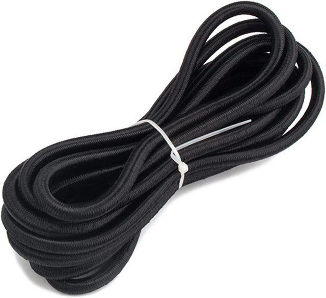 1/4" X 10' Bungee Shock Cord - Elastic Nylon Cords Marine Kayak Heavy Stretch S