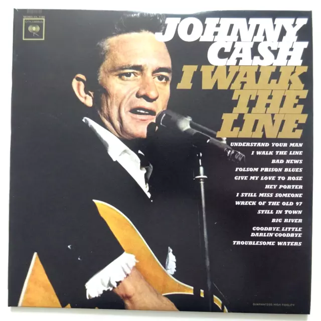 JOHNNY CASH : I WALK THE LINE (1964) TRUE ORIGINAL MONO MIX ★ New Replica on CD
