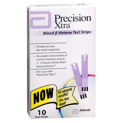 Precision Extra Sang B-Ketone Test Bandes Nombre De 10 Par