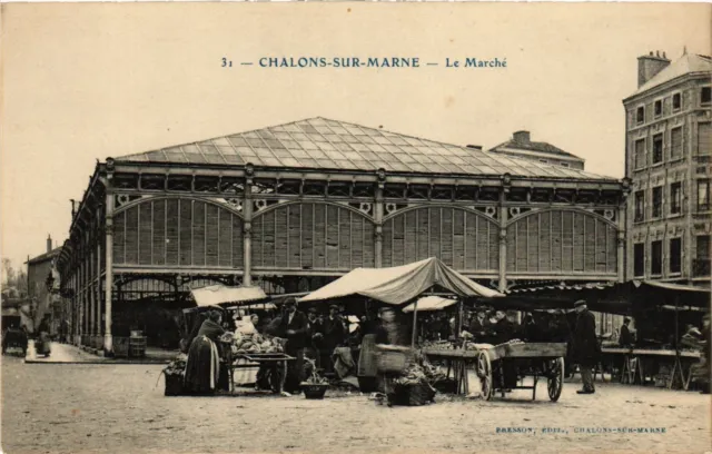 CPA CHALONS-sur-MARNE - Le Marche (742870)