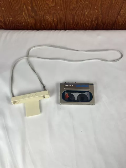 SONY WALKMAN WM-10 - Parts or Repair With Shoulder strap clip Carry SONY WALKMAN WM-10 - Parts or Repair With Shoulder strap clip Carry