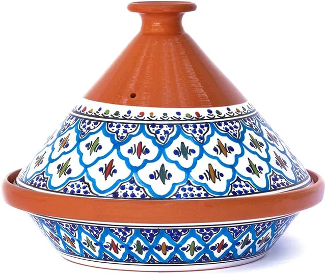 Hand Made and Hand Painted Tagine Pot Moroccan Ceramic Pots for Cooking