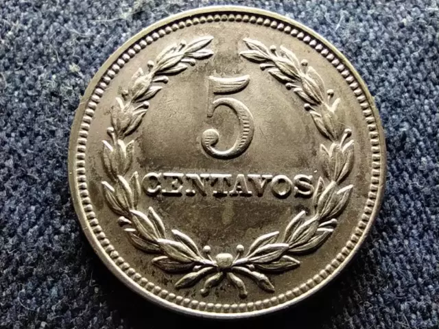 El Salvador 5 Centavos Coin 1967