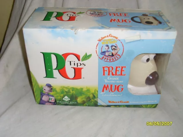 Wallace and Gromit PG Tips with Gromit Thermo Nose Mug