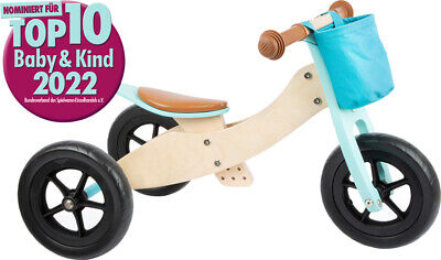 Draisienne-Tricycle 2 en 1 Maxi Turquoise  NEUF