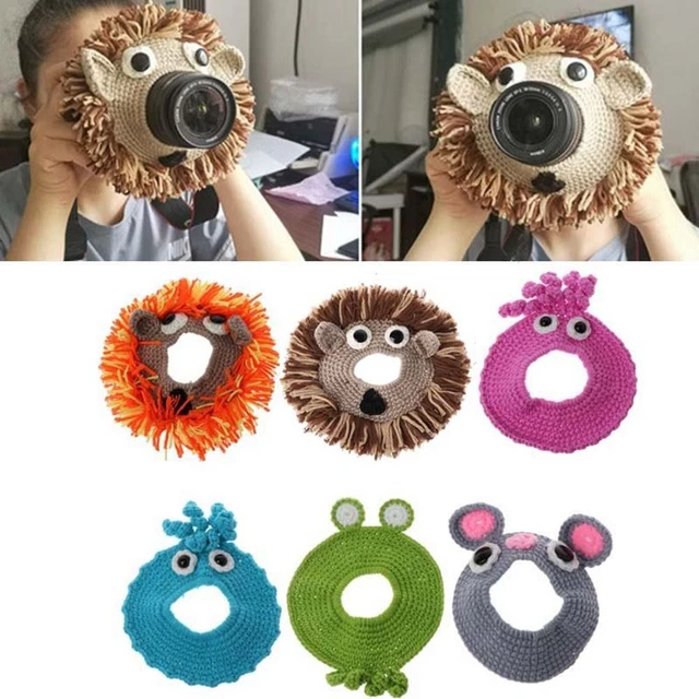 Knitted Camera Lens Ring Photography Lens Cover Lens Knitted Ring  Camera