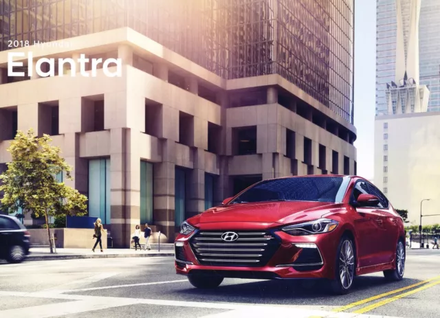 2018 Hyundai Elantra 16-page Original Car Sales Brochure Catalog