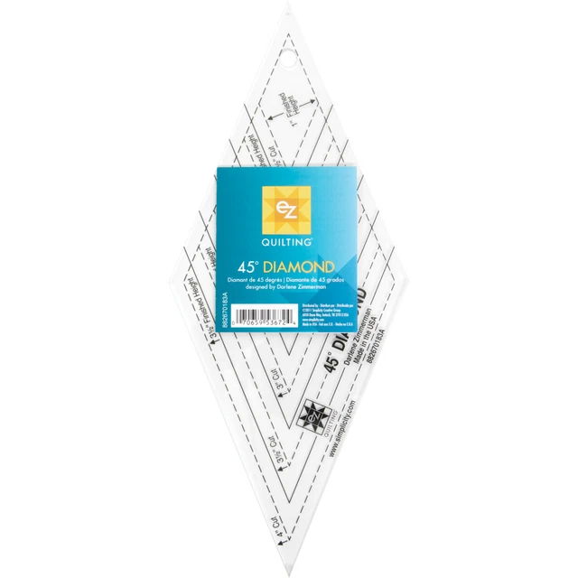 Herramienta de acrílico en forma de diamante EZ acolchado 45 grados-1"" a 4"" 670183A