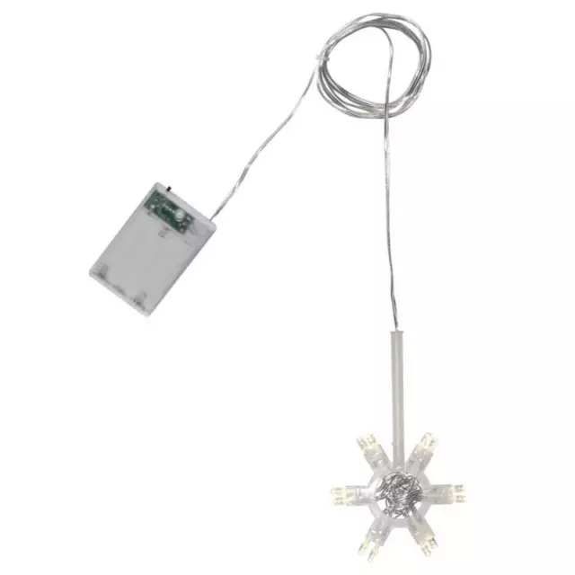 Lichterstern LIGHTY 12 warmweiße LED für Fenstersterne, Papiersterne, wetterfest
