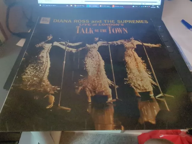 Diana Ross And The Supremes " Live At The Talk Of The Town " 12"Vinyl LP motown