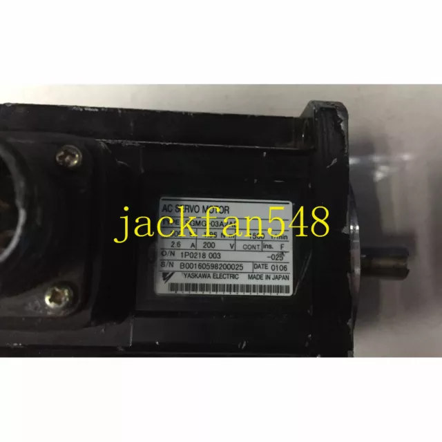 1PC 100% Test Used For Yaskawa servo motor SGMG-03A2AB Free Shipping#QW