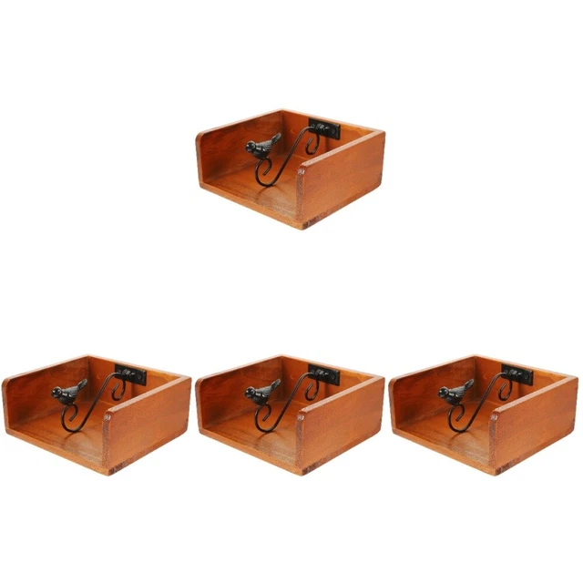 Ciotole serbatoio WC supporto tovaglioli rivestimento in legno decorazione in legno personalità