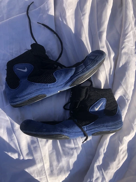 RARE NIKE INFLICT 3 Blue Wrestling Shoes Size 12.5 Original OG