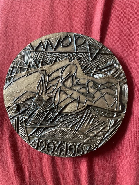 Médaille En Bronze Pierre Boulez Par Henri-Georges Adam – 1964 – EE/175 – RARE