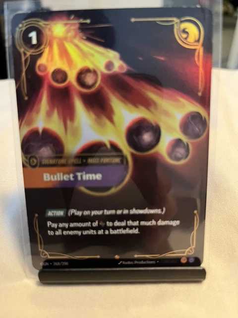 RIFTBOUND ORIGINS LEAGUE OF LEGENDS Bullet Time # OGN 268/298 $27.50 ...