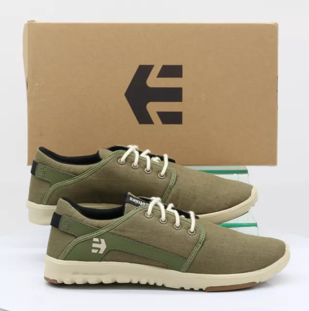 Etnies Scout Mens Trainers Uk 8 Eu 42 Khaki Green Unisex Rrp £75 Gr