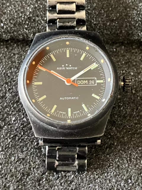 Orologio vintage Agir Watch ETA 2678  Automatico Funzionante  - Vedi descrizione