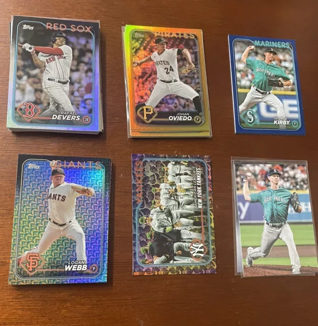 2024 TOPPS SERIES 1 Parallels Foil, Holiday, Gold Foil, Eggs, True