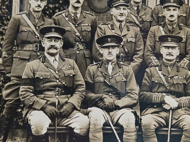 Ww1 Wo2 British Army WW1 ERA BRITISH Army Officers Group Photograph £29.95 - PicClick UK