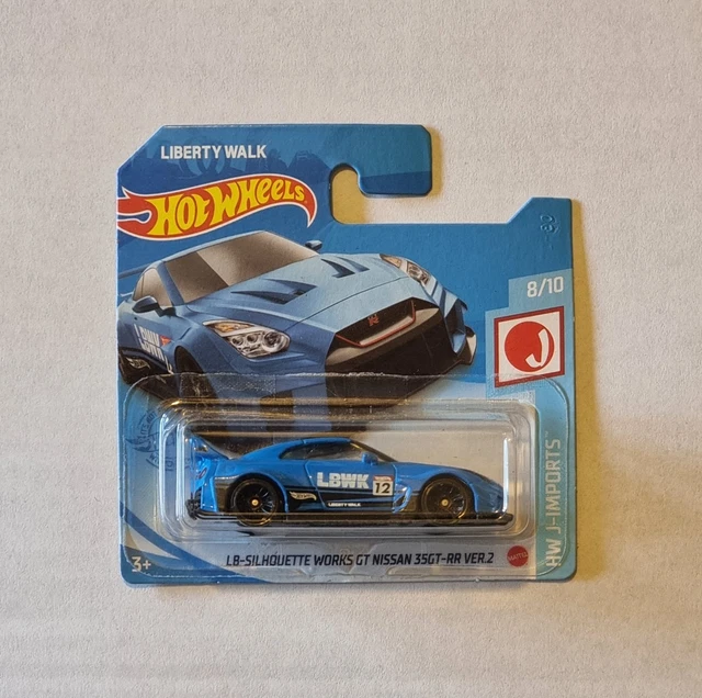 HOT WHEELS NISSAN GTR R35 Liberty Walk LB Silhouette Works Blue ÂŁ19.99 ...