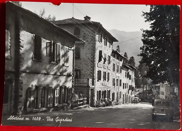 Cartolina Abetone Via Giardini