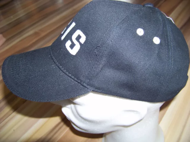 Navy CIS , Cap gesticktes NCIS Logo , Hat Basecap Mütze , schwarz , NEU , Kostüm 3
