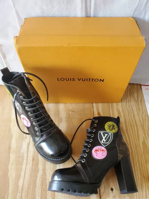Buy Louis Vuitton Wmns Laureate Platform Desert Boot 'Noir' - 1A4XY7