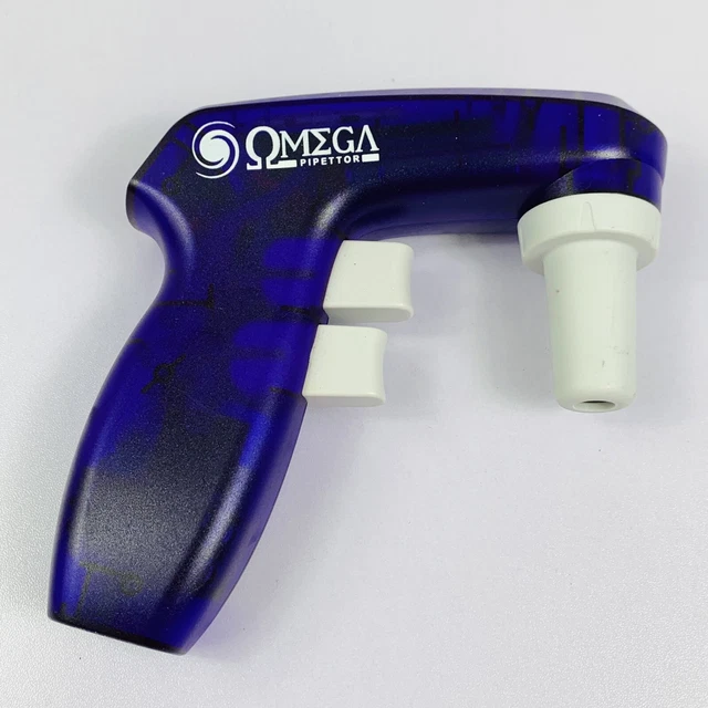 OMEGA Pipettor Electronic Laboratory Pipette TESTED WORKS