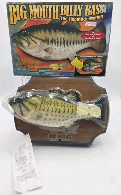 Big Mouth Billy Bass Gemmy 1999 Poisson Chantant Vintage