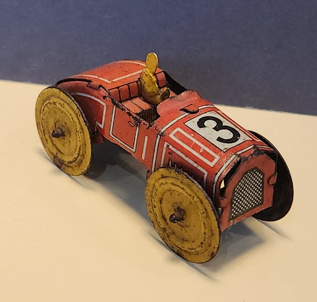Jouet Ancien En Tôle - Voiture Wells London - Old Toy Car - UK