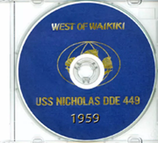 USS Nicholas DDE 449 Westpac 1959 CRUISE BOOK Log CD