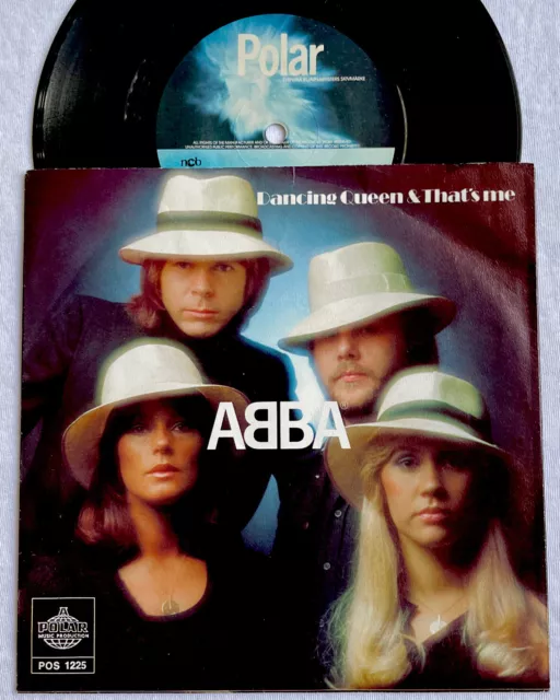 ABBA - Dancing Queen - seltenes Original Norwegen Polar 7"" + Bildhülle/Vinyl Schallplatte