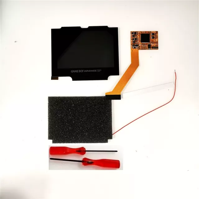 10 Levels Brightness V2 IPS Backlight LCD Screen/Ribbon for Gameboy Advance SP