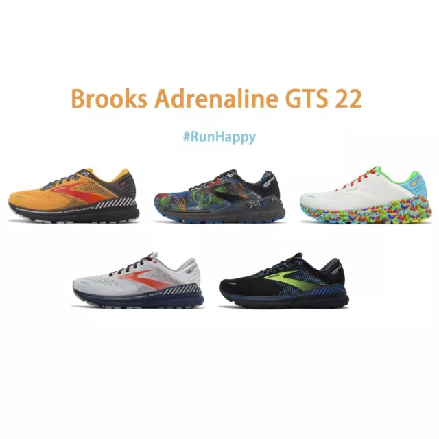 Brooks Adrenaline GTS 22 Mens Road Running Shoes Marathon Runner Pick 1