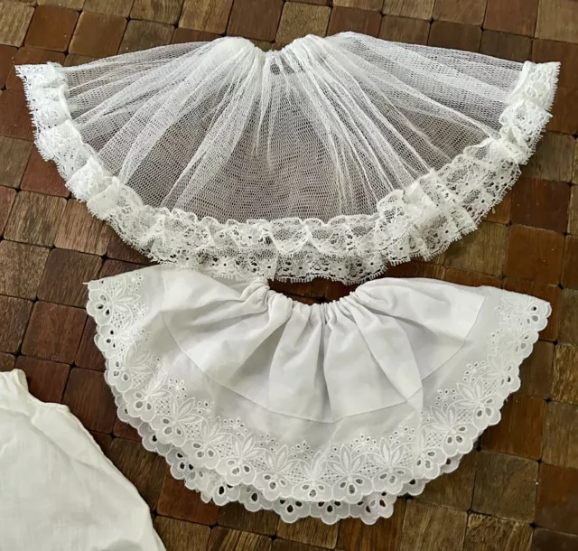 Vintage 1960’s Adorable Fancy Doll White Petticoats
