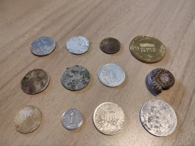 lots pièces de monnaies Française