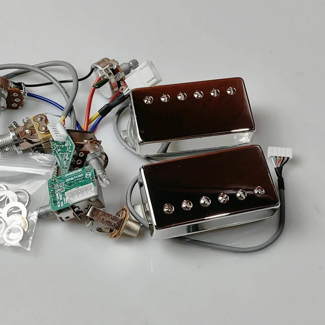 Guitar Pickups Alnico V Humbucker Pickup Gib 498R 498T Set Golden Cover