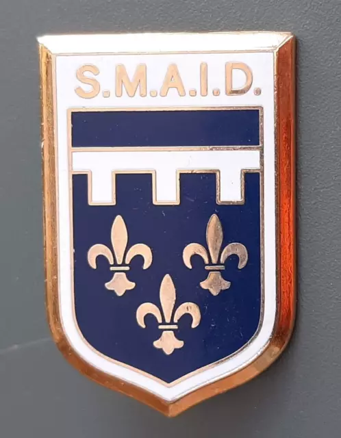 Insigne Badge POLICE Obsolète SMAID des CRS ORIGINAL BALLARD vintage