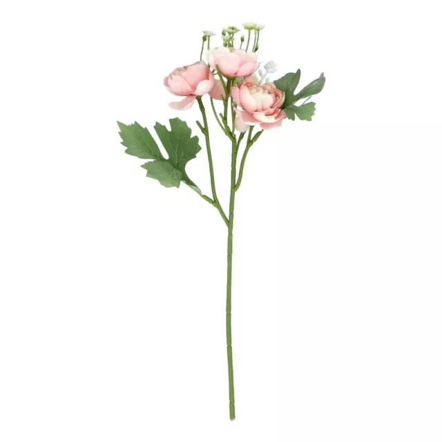 Gisela Graham Faux Pale Pink Rose and Gypsohilia Mini Flower Pick