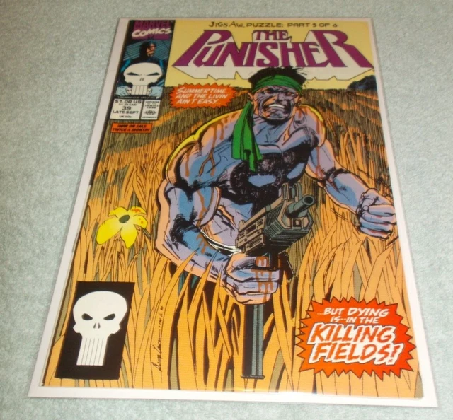 The Punisher # 39 Vg- 1990 Marvel Comic Jigsaw