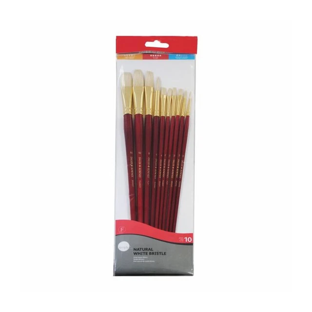 set pennelli per dipingere setola naturale DALER ROWNEY Natural white bristle