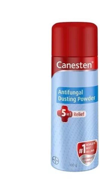Canesten Dusting Antifungal Powder Provides Relief From Skin Itching 100gm FS