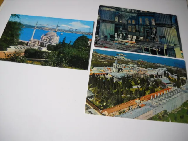 ISTANBUL  anni 70 - Turchia - Panorama.Lotto di 3 cartoline