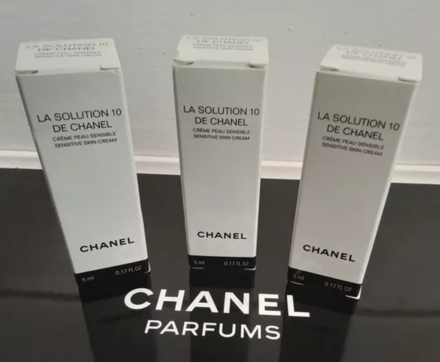 CHANEL LA SOLUTION 10 De Chanel sensitive skin cream-sooth-de-stress-defend-15ml  £18.99 - PicClick UK