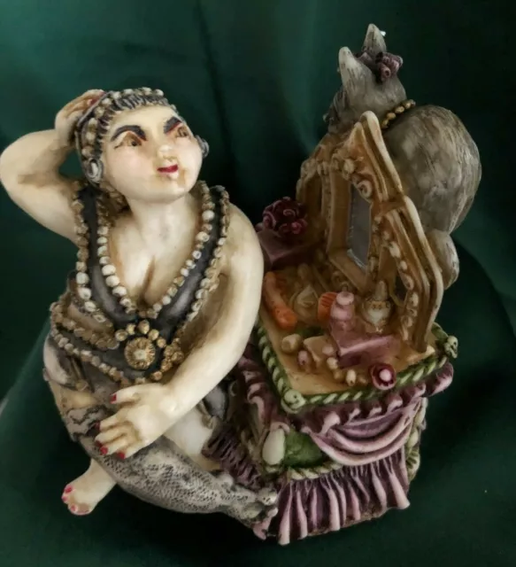 Harmony Kingdom - Clair De Lune Collection - Josephine And Cat