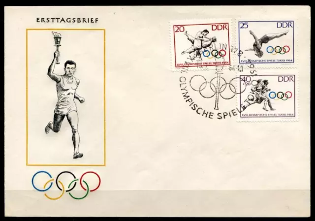 Olympische Sommerspiele 1964,Tokio. FDC. DDR 1964