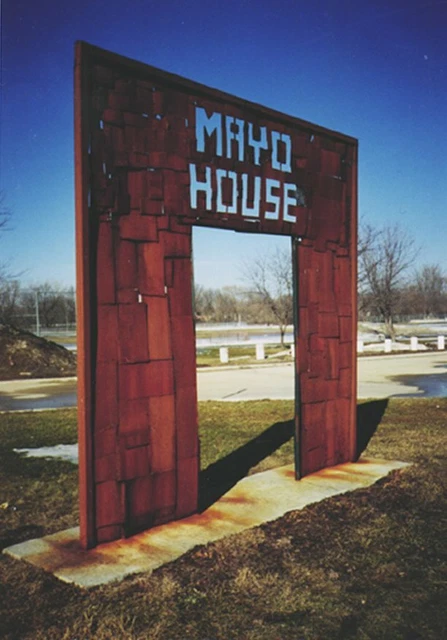 Mayo House 1995 sculpture in Rochester MN Minnesota NFT card created by ELY M.
