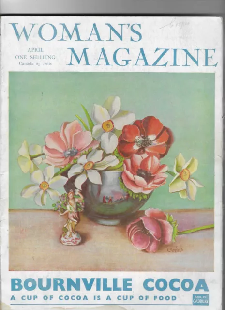 Woman's Magazine April 1938 edited by May Marshall - published by The United....