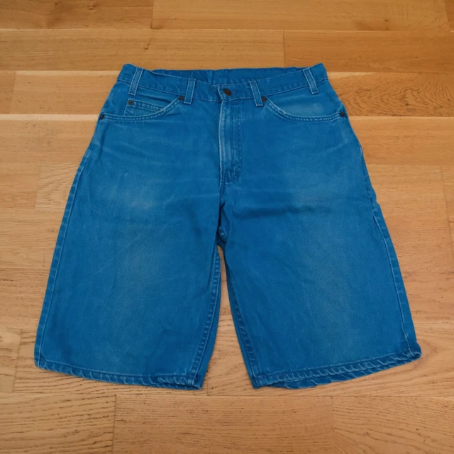 Vintage Levi's 560 Denim Jeans Shorts M W32 High Waisted Made USA Levis 90s Y2K